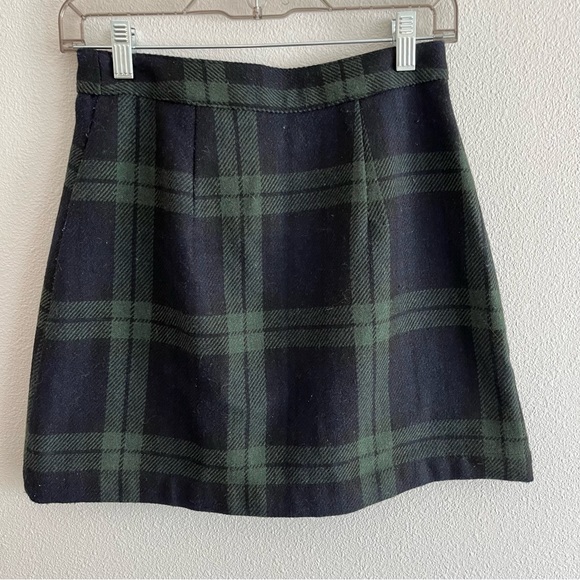 Abercrombie wool plaid mini skirt - Picture 5 of 5